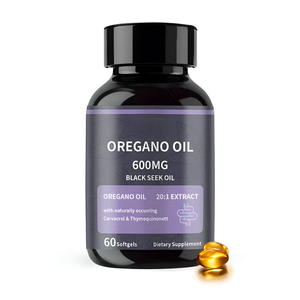 Cápsulas de gel blanda de aceite de semilla negra prensado en frío orgánico para adultos sin rellenos sin gluten GMP precio de fábrica soporte inmunológico - Product Image 1