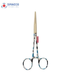 คีมหลอดเลือดแดงเครื่องมือผ่าตัดแบบแมนนวลสีขาวและสีฟ้า - Product Image 1