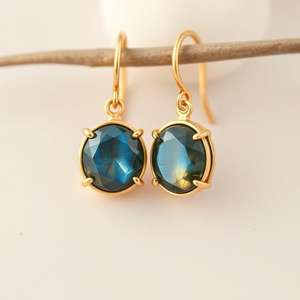 Designer Women <b>Earring</b> Labradorite 925 <b>Solid</b> Sterling <b>Silver</b> Natural Gemstone <b>Earring</b> Handmade Jewelry - Product Image 5