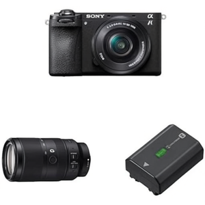 APS-C Mirrorless <b>Camera</b> Body with 16-50mm & 70-350mm Lenses Adventure Kit Including Rechargeable Battery Pack - Product Image 2