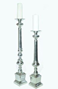Hot Luxury Shiny Candle Holder <b>Pillar</b> for Wedding Decoration Shiny Silver Plated Luxury Handmade Table Top Candle Stand for Sale - Product Image 3