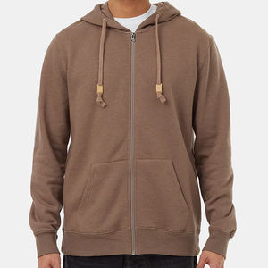 Sudadera con Capucha Completa de Forro Polar para Hombre, Chaqueta con Capucha de Algodón para Hombre, Sudaderas Personalizadas con Capucha y Cremallera - Product Image 4