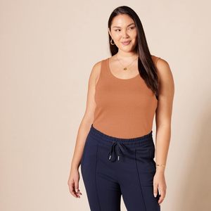 เสื้อกล้ามผู้หญิงสไตล์ลำลอง ผ้าถักเนื้อนุ่ม ระบายอากาศดี สวมใส่สบาย ยืดหยุ่น ดูทันสมัย ตะเข็บทนทาน - Product Image 6