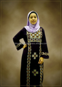 Indonesian Muslim Women Style Full Embroided Abaya Best Quality - Product Image 2