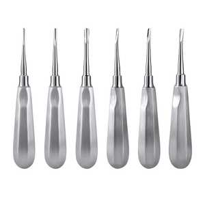 Juego de instrumentos de extracción quirúrgica dental manual certificado CE de alta calidad hecho a medida, elevadores de raíz de luxación para raíz de diente - Product Image 5