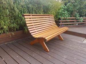 Handcrafted Wood Outdoor Garden Patio <b>Bench</b> for Home Hotel Garden Outside Park Seating Patio <b>Bench</b> Outdoor and <b>Indoor</b> Furniture - Product Image 2