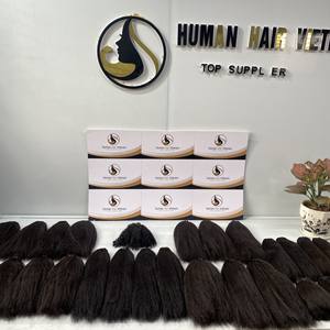 8 Inches 32 Inch High Quality Kinky Straight Natural Color Brazilian Cuticle Aligned Virgin Raw Human Hair Bundle Natural Wave - Product Image 2