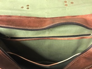 Bolso de cuero Bolso bandolera de cuero Cartera de mensajero - Product Image 4