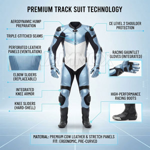 <b>In</b> Stock Top Quality Motorcycle <b>One</b> Piece Suit High Performance Plus Size Motorcycle <b>One</b> Piece Suit - Product Image 4