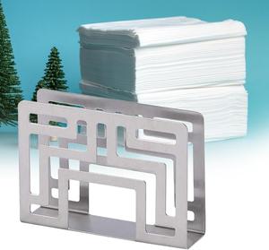 ที่ใส่กระดาษเช็ดปากแบบโมเดิร์น ดีไซน์เรขาคณิต ตัดแต่งอย่างมีสไตล์ ฐานมั่นคง ประหยัดพื้นที่ ใช้จัดระเบียบบนโต๊ะได้อย่างมีสไตล์ เหมาะสำหรับบาร์และร้านกาแฟ - Product Image 1