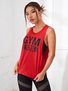 Camiseta sin mangas para mujer, venta al por mayor, camisas sueltas sexis sin mangas con espalda cruzada para mujer, Verano - Product Image 4