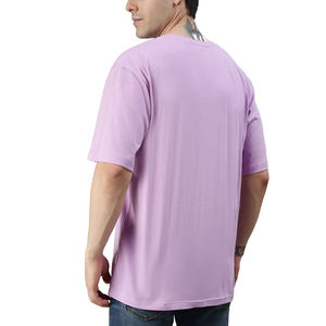 T-shirts surdimensionnés à épaules tombantes 100% coton en vrac T-shirt personnalisé de coupe régulière imprimé Streetwear vierge impression numérique - Product Image 2