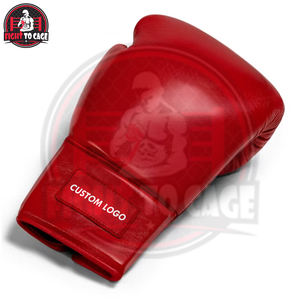 Gants de boxe en cuir véritable personnalisés avec logo tendance, fabriqués au Pakistan, à prix de gros, haute performance, à lacets - Product Image 4
