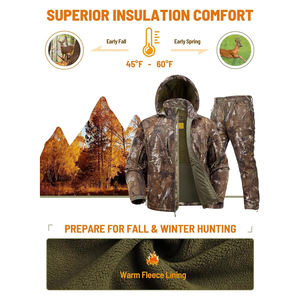 Nueva llegada de diseño personalizado nueva moda de invierno al aire libre trajes de caza para hombres precios al por mayor característica impermeable - Product Image 6