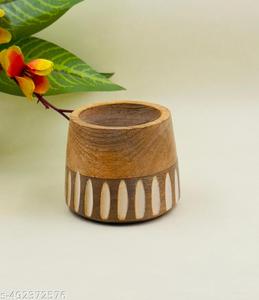 Cuencos de masa de madera al por mayor-Cuencos de masa de madera rústicos marrones de granja Cuenco de masa de madera para vela de tradebyd - Product Image 1