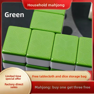 Tuiles de Mahjong automatiques de luxe modernes en mélamine, fabriquées à la main, grandes, moyennes et petites tailles, jouets de loisirs et de divertissement pour la famille - Product Image 5