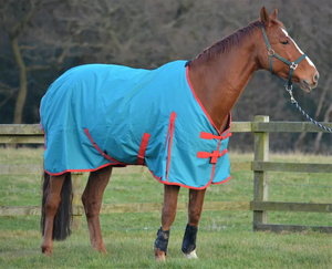 Alfombras de caballo de invierno hechas a medida de la mejor calidad, tela de poliéster ligera, carcasa de malla impermeable y transpirable - Product Image 3