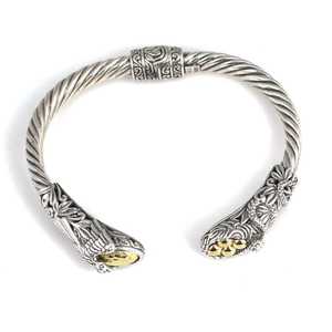 Pulsera de tenis de plata de ley 925 con ribete de oro de 18 quilates, chapado en rodio y diseño de alas con detalles de diamantes - Product Image 5