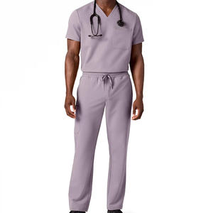 Uniforme médical pour femmes de qualité supérieure, ensembles de blouses d'infirmière, tissés en coton 100%, pantalons de jogging, détection d'aiguilles à l'hôpital, fusion sans couture - Product Image 1