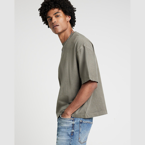 2025 nuevo diseño Muscle Fit hombres Camiseta de manga larga para hombres camiseta ligera de manga larga con cuello redondo a precio barato - Product Image 6