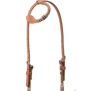 Nouvelle arrivée, ensemble de bride pour cheval de style western, cuir véritable, têtière et harnais, style cowboy pour l'équitation - Product Image 1