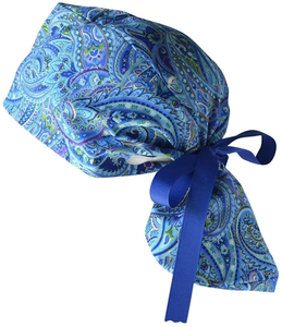 2025 de alta calidad transpirable 100% algodón Hospital Scrub Caps nuevo estilo último tamaño personalizado elegante Active Wear Caps - Product Image 4