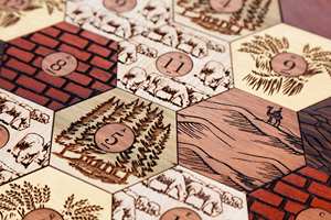 Custom Wooden Catan Replacement Tiles And Number Tokens Handcrafted <b>Game</b> Accessories Board Enhancement Luxury Set - Product Image 5