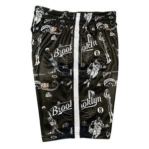 กางเกงกีฬาขาสั้นผู้ชายเอวยางยืดโพลีเอสเตอร์พรีเมี่ยม - Product Image 2