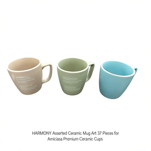 HARMONY Assorted <b>Ceramic</b> Mug Art 37 Pieces for Amicasa Premium <b>Ceramic</b> <b>Cups</b> - Product Image 2