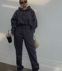 Sweat-shirt à capuche long à manches longues pour le sport, en coton 100%, tendance, vente en gros, hiver, séchage rapide, respirant - Product Image 4