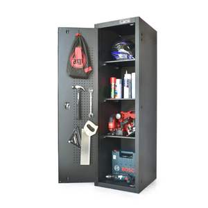 Armoire à outils de haute qualité 48cm armoire de rangement d'outils haute à 3 niveaux pour mécanicien Garage entrepôt atelier industrie de l'acier inoxydable - Product Image 3