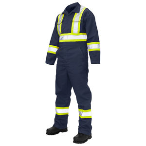 industrial coverall designed for daily industrial work use hi vis coverall practical lightweight uniform clothing coverall - Product Image 2