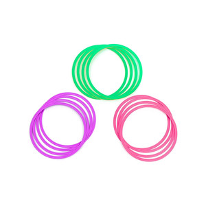 Anillos de agilidad de 12 pulgadas hechos a medida para deportes, Fitness, entrenamiento de velocidad, anillos de lanzamiento de plástico de colores - Product Image 1