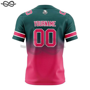 Camiseta de Fútbol Sublimada con Logotipo Personalizado, Uniforme Deportivo Transpirable de Manga Corta para Hombre, Tallas Grandes - Product Image 3