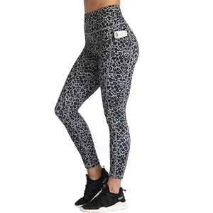 Leggings de fitness pour femmes les plus populaires, coupe ajustée, longueur intégrale, 100% coton, élasthanne/polyester, taille élastique, séchage rapide, respirant, yoga - Product Image 4