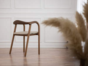 Silla de comedor de madera maciza diseño nórdico moderno muebles giratorios para el hogar para Comedor Cocina café uso - Product Image 2