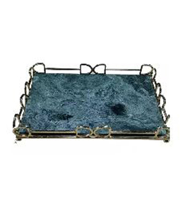 Ustensiles de cuisine de luxe, Table à manger décorative de forme ronde pour la maison, les hôtels et les Restaurants, plateau de service en marbre - Product Image 6