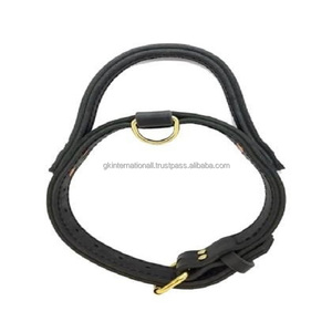 ปลอกคอสุนัขหนังหนาสองชั้นกันน้ำสำหรับงานหนักปลอกคอสัตว์เลี้ยงสุนัขติดหมุดย้ำเย็บด้วยมือแข็งแรงทุกขนาด - Product Image 6