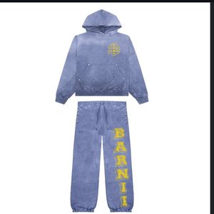 Ropa informal personalizada de alta calidad, conjunto de chándales de Jersey Vintage liso en blanco para hombre, los chándales más vendidos para hombre - Product Image 4