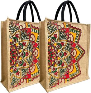 Si desea obtener bolsas de yute impresas de buena calidad a un precio bajo, puede comprarnos. Vendemos bolsas de yute de buena calidad. - Product Image 4