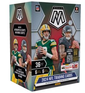 100% scellé en usine sur la boîte de 6 blasters Panini Mosaic Football 2024 pour les acheteurs en gros - Product Image 5