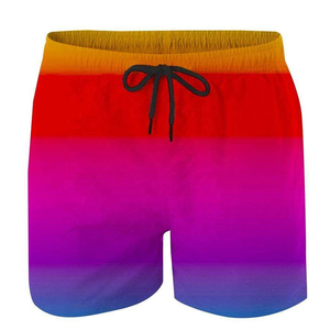 Custom <b>Mens</b> Swim <b>Shorts</b> Quick Dry Beachwear Solid Orange <b>pink</b> Drawstring Waistband Mesh Lining Summer Surfing Trunks - Product Image 3
