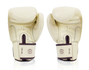 Guantes de Boxeo de Piel de Vacuno de Primera Calidad con Logotipo Personalizado, para Entrenamiento y Sparring, Precio Económico, Tamaños de 8oz y 14oz, Agarres para Exteriores - Product Image 4
