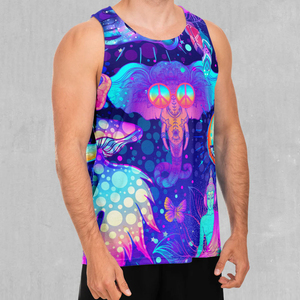 Vente en gros de débardeur à sublimation pour homme 100% polyester avec logo personnalisé gilet sans manches extensible et respirant débardeur à sublimation pour homme - Product Image 3
