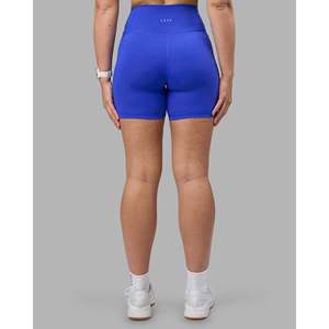 Shorts Fusion Ultra High-Rise 6 con Bolsillos para Mujer - Color Cobalto - Product Image 5