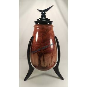 Marvelous Designer Tabletop Silver Color Gravure Dernière Arrivée Tear-Drop Ashes Fancy Looking Adults Human Ashes Urne de crémation - Product Image 4