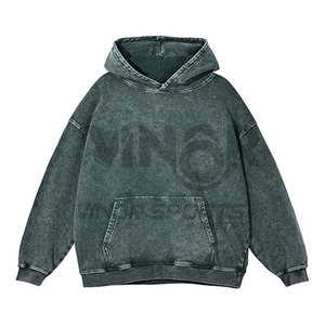 เสื้อฮู้ดฟอกสีกรดสำหรับผู้ชายเสื้อแนวสตรีทเสื้อสเวตเชิ้ตแบบกำหนดเองได้สำหรับทุกเพศแฟชั่นผ้าคอตตอน100% ลูกปัดฤดูร้อน - Product Image 1