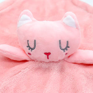 Infant Stuffed Animal Comforter Educational <b>Promotional</b> <b>Toy</b> Encouraging Parent-Child Interaction Colorful Polyester Material - Product Image 2