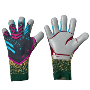 Guantes de Portero de Fútbol Profesionales de Alta Calidad, Transpirables, de Cuero PU con Protección de Látex y Silicona - Product Image 1