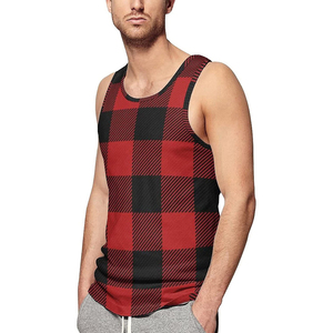 Gym Tank <b>Top</b> Custom Logo Knitted Cotton Men Breathable Workout Fitness Comfortable V-neck <b>High</b> Street Style OEM Service - Product Image 5